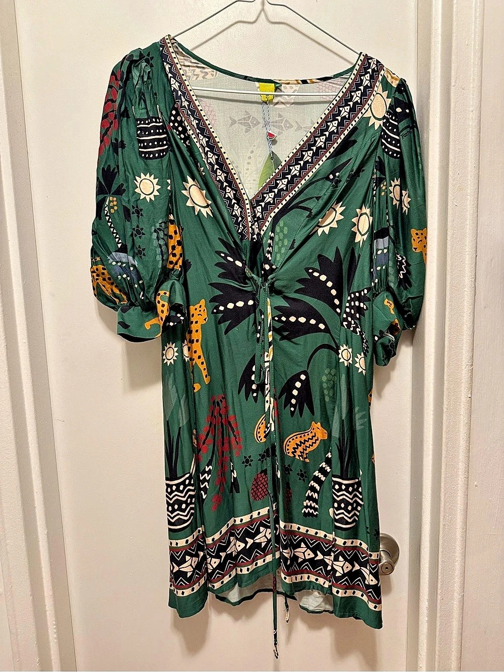 Dress Up Printed Mini Dress Size Small brand new
